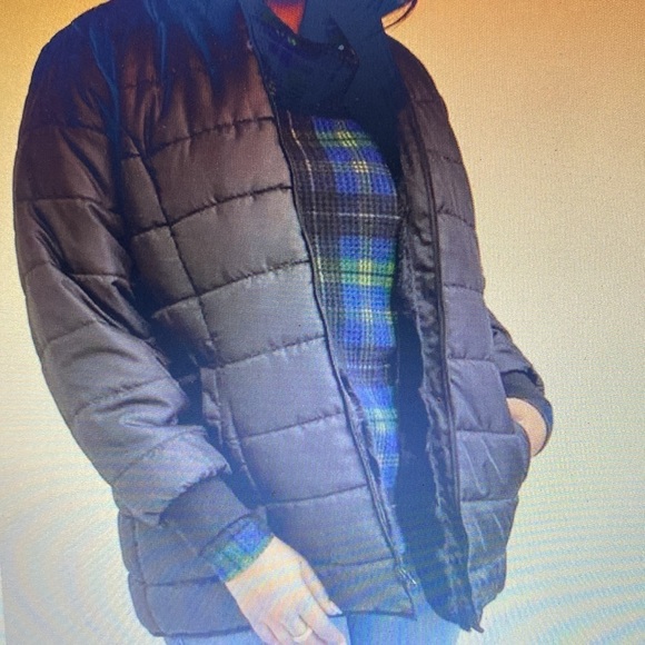Torrid 3 in 1 Puffer Jacket Women 2X Quilted Hooded Parka Water Resistance - Picture 11 of 11